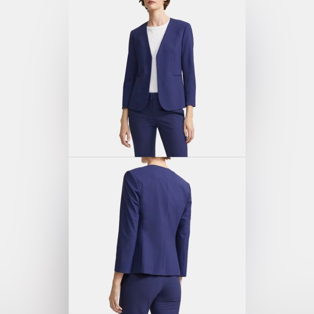 Theory Open Blazer in Stretch Wool Size 8